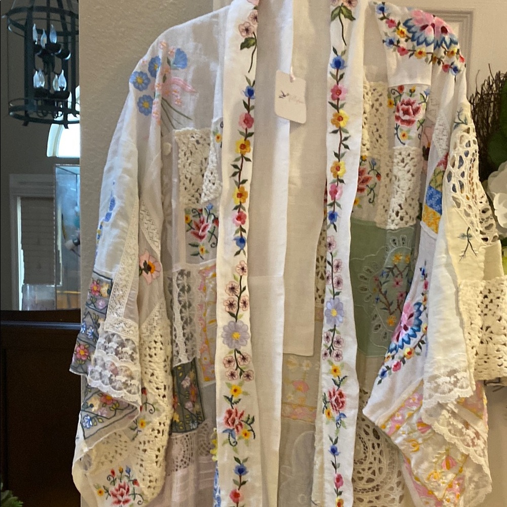 Fillyboo Floral Patchwork Kimono - Multicolor Handmade